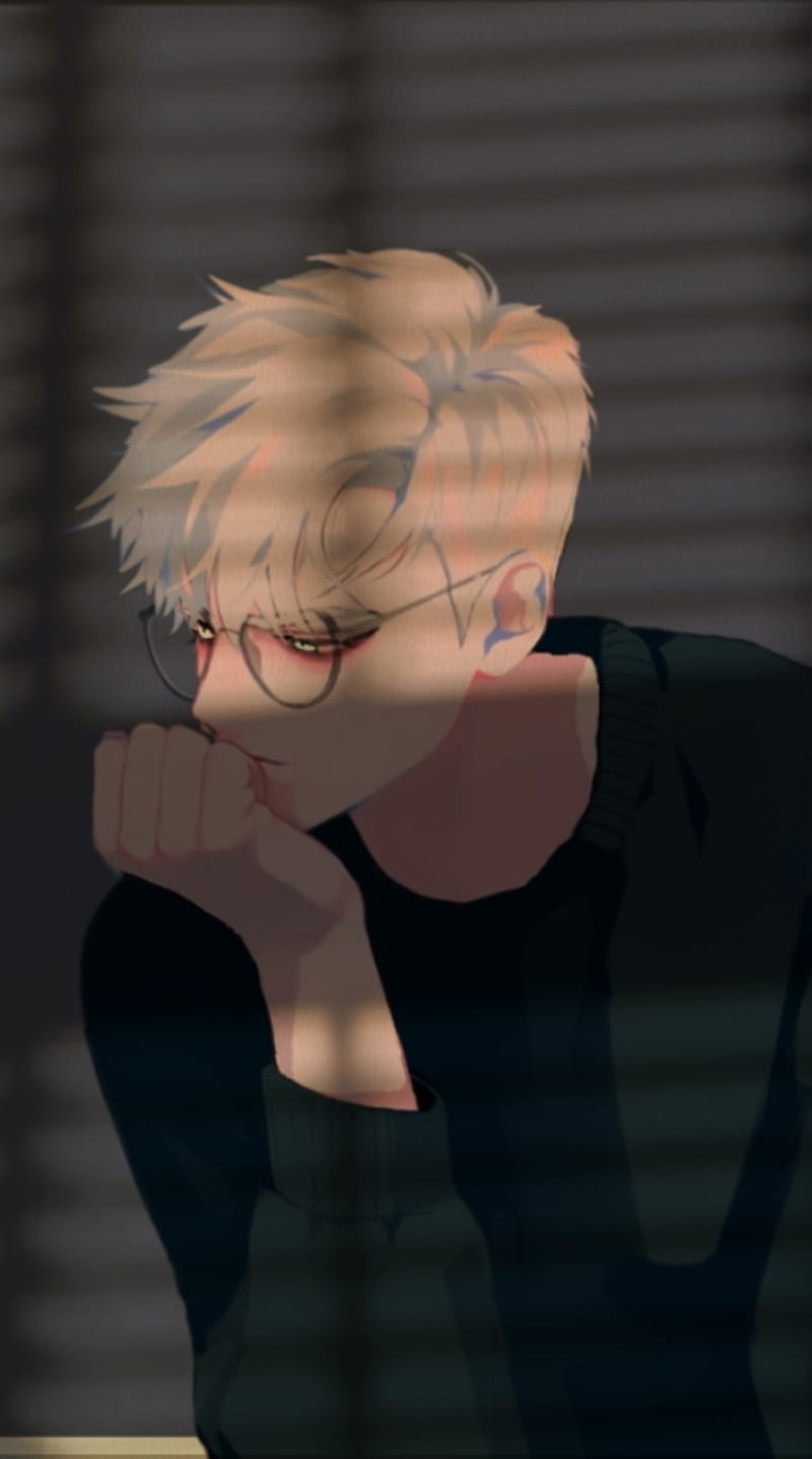 Hoodie Depressed Anime Boy
