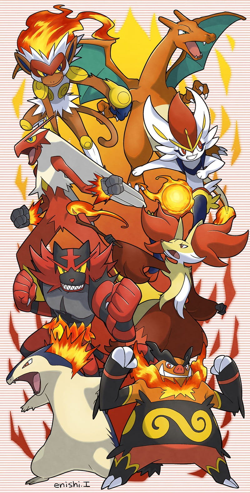 Pokemon Fire Hd Phone Wallpaper Peakpx