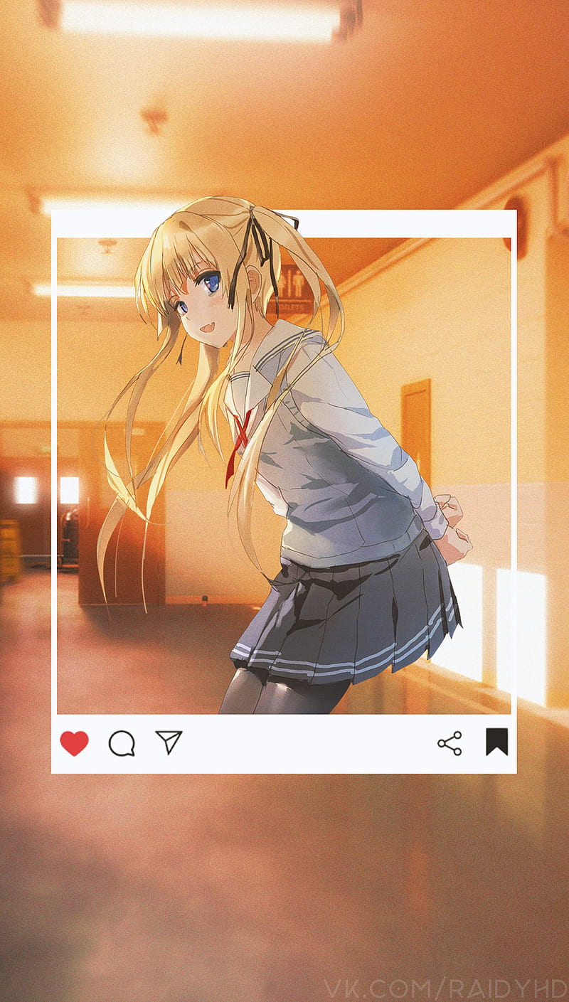 anime girls, anime, -in-, Saenai Heroine no Sodatekata, Sawamura Eriri Spencer, HD phone wallpaper