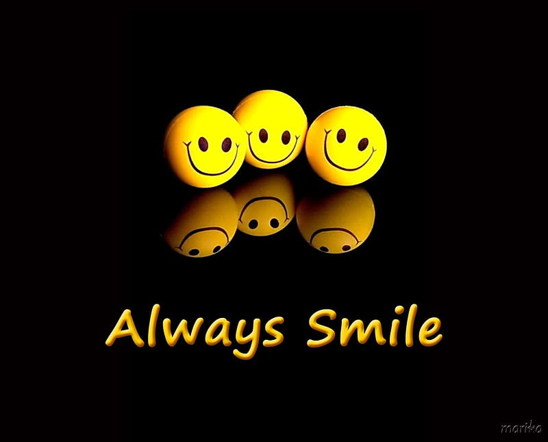 Always Smile!, always, face, smile, happy, HD wallpaper