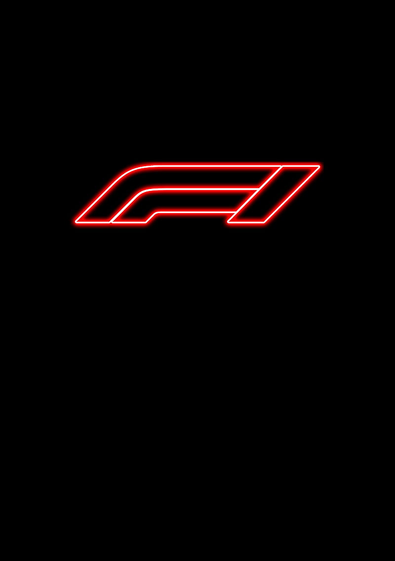 F1 Logo Neon, car, championship, formula, formula 1, one, racing, HD phone wallpaper