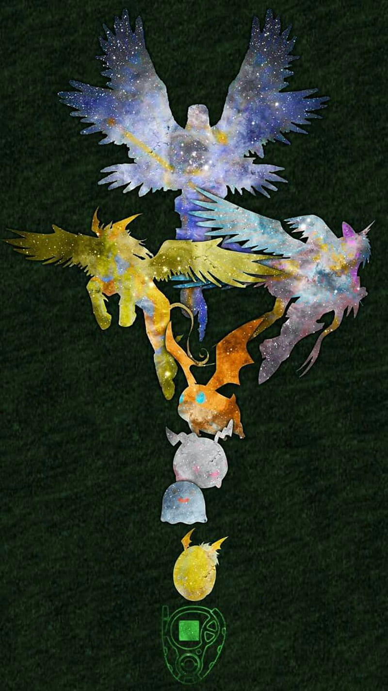 Digimon Patamon, colorful, cool, HD phone wallpaper