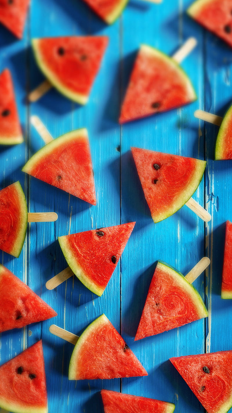 Watermelon, funny, ice-cream, HD phone wallpaper