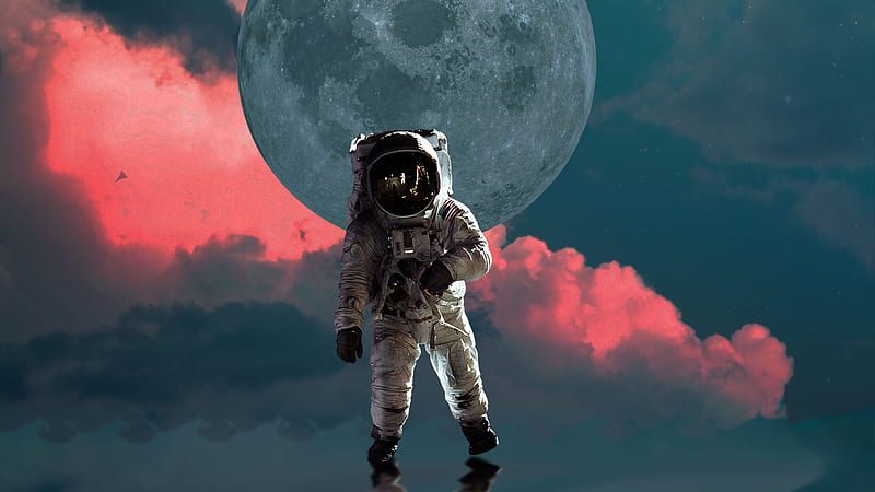 An Astronaut , astronaut, artist, artwork, digital-art, HD wallpaper