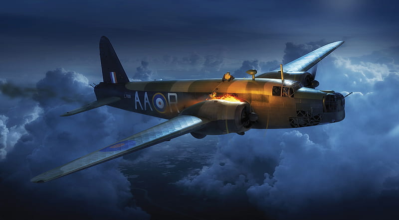 Bombers, Vickers Wellington, Bomber, Aircraft, Warplane, HD wallpaper