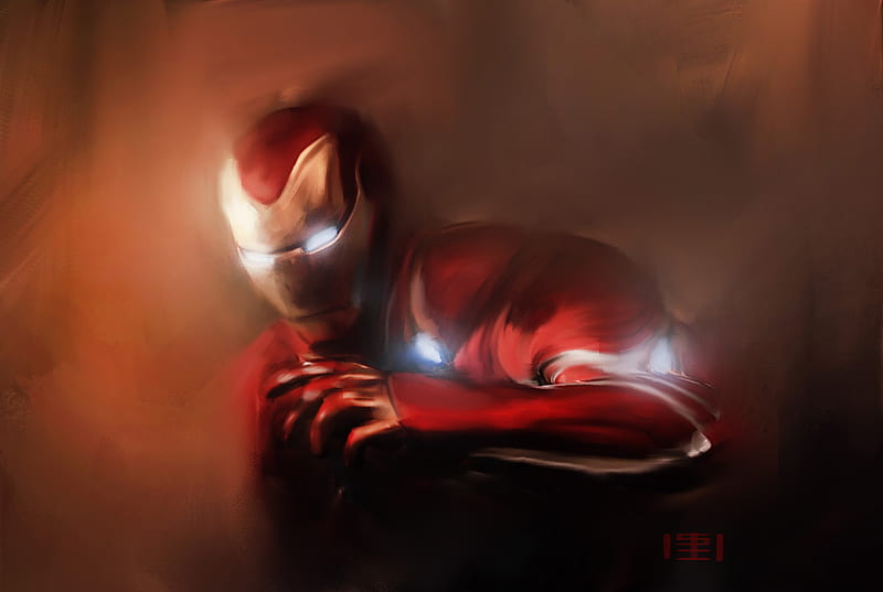 Iron Man Avengers Infinity War Art, iron-man, avengers-infinity-war, movies, 2018-movies, artist, artwork, artstation, HD wallpaper