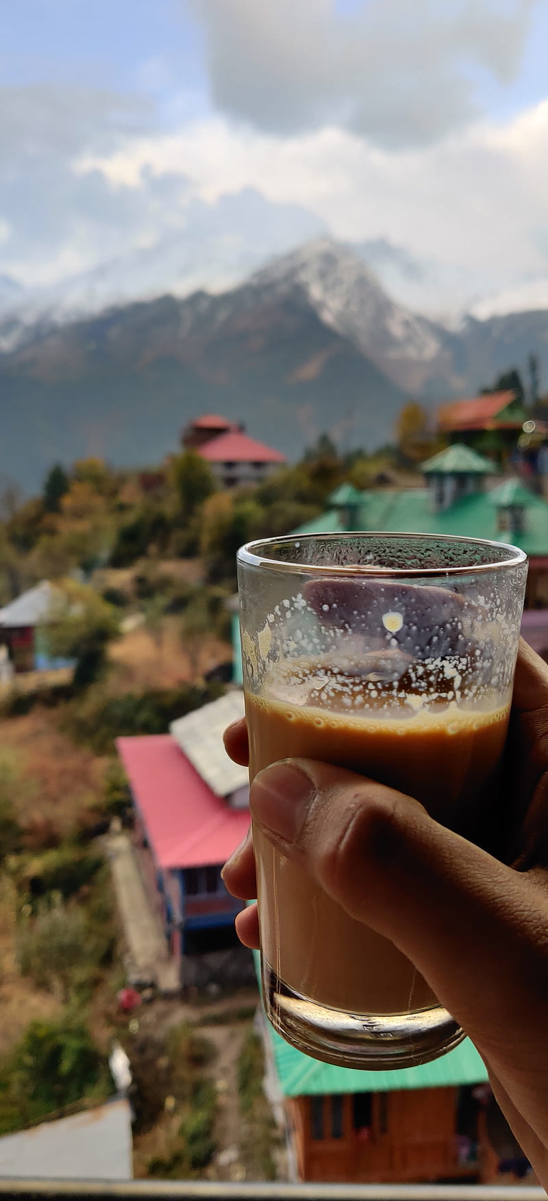 Tea, cozy, himachal, kheerganga, kullu, manali, shimla, smow, travel, valley, HD phone wallpaper