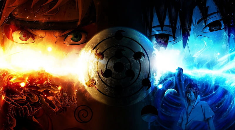 Naruto And Sasuke, Manga, Anime, Naruto, Enemies, HD wallpaper