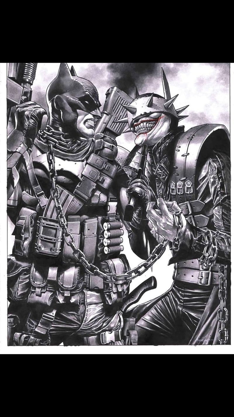The Grim Knight, batman, billfinger, comics, dc, laughs, who, HD phone  wallpaper | Peakpx