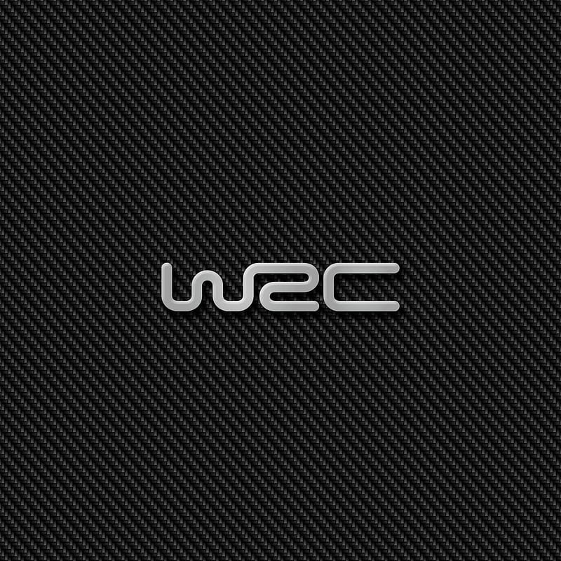 WRC Carbon, badge, emblem, logo, world rally, HD phone wallpaper