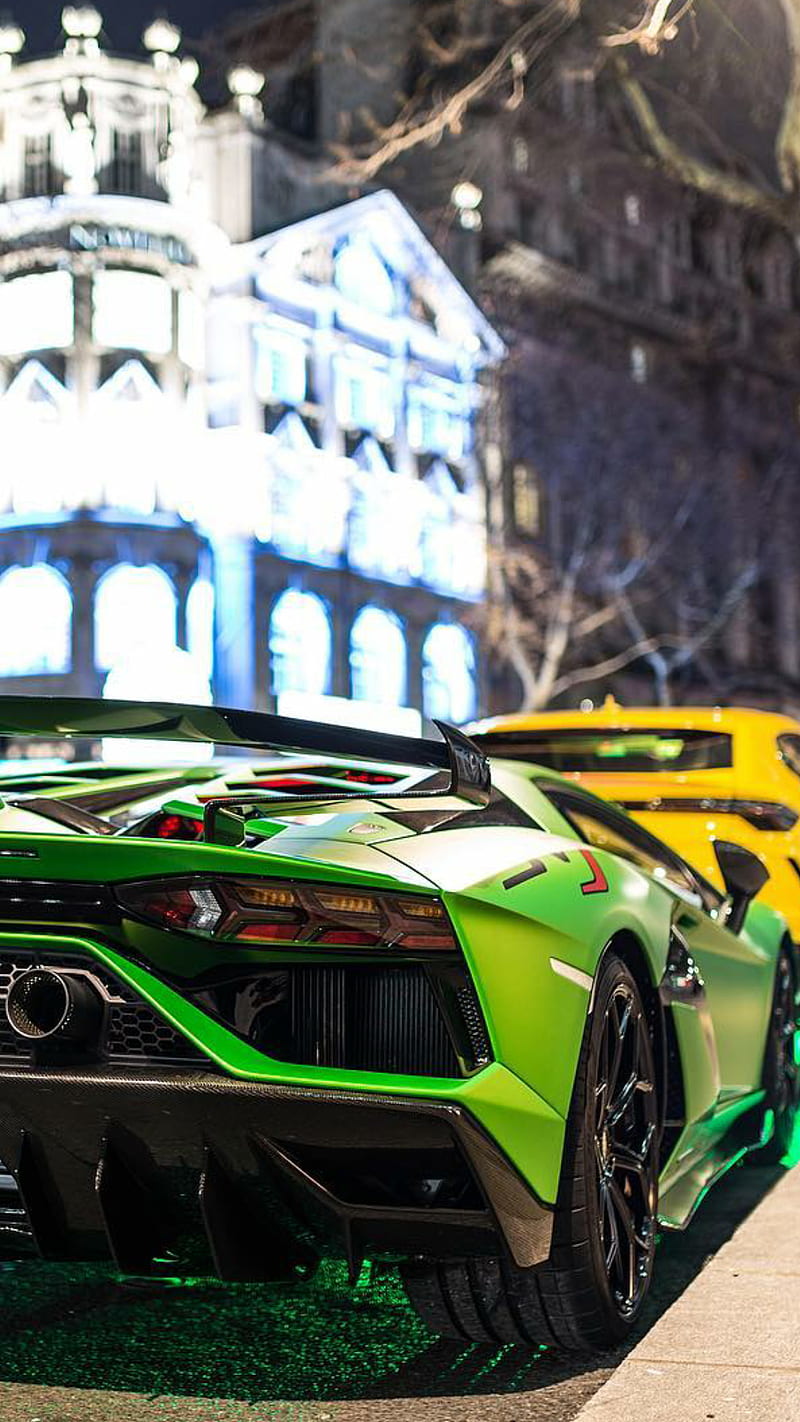 Goblin SVJ, lamborghini, aventador, green, car, supercar, sports, america, new, 2019, HD phone wallpaper