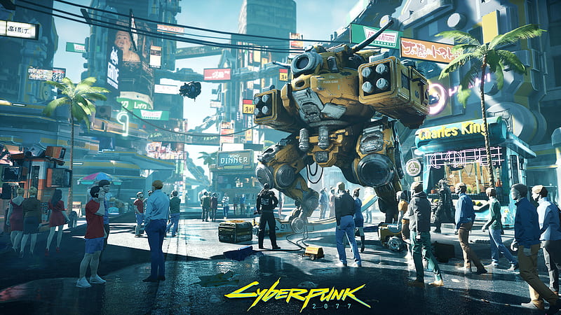 Video Game, Cyberpunk 2077, Futuristic, Robot, HD wallpaper
