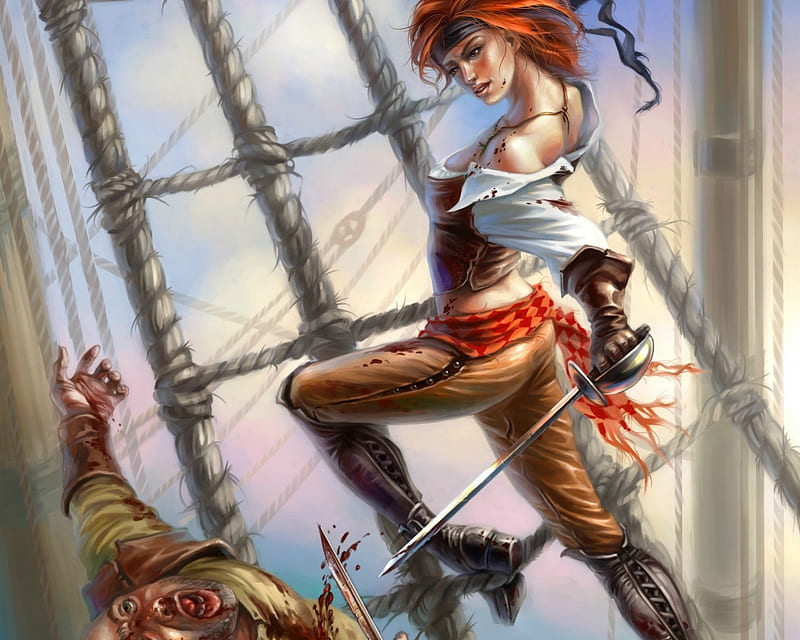 pirate sword fighting