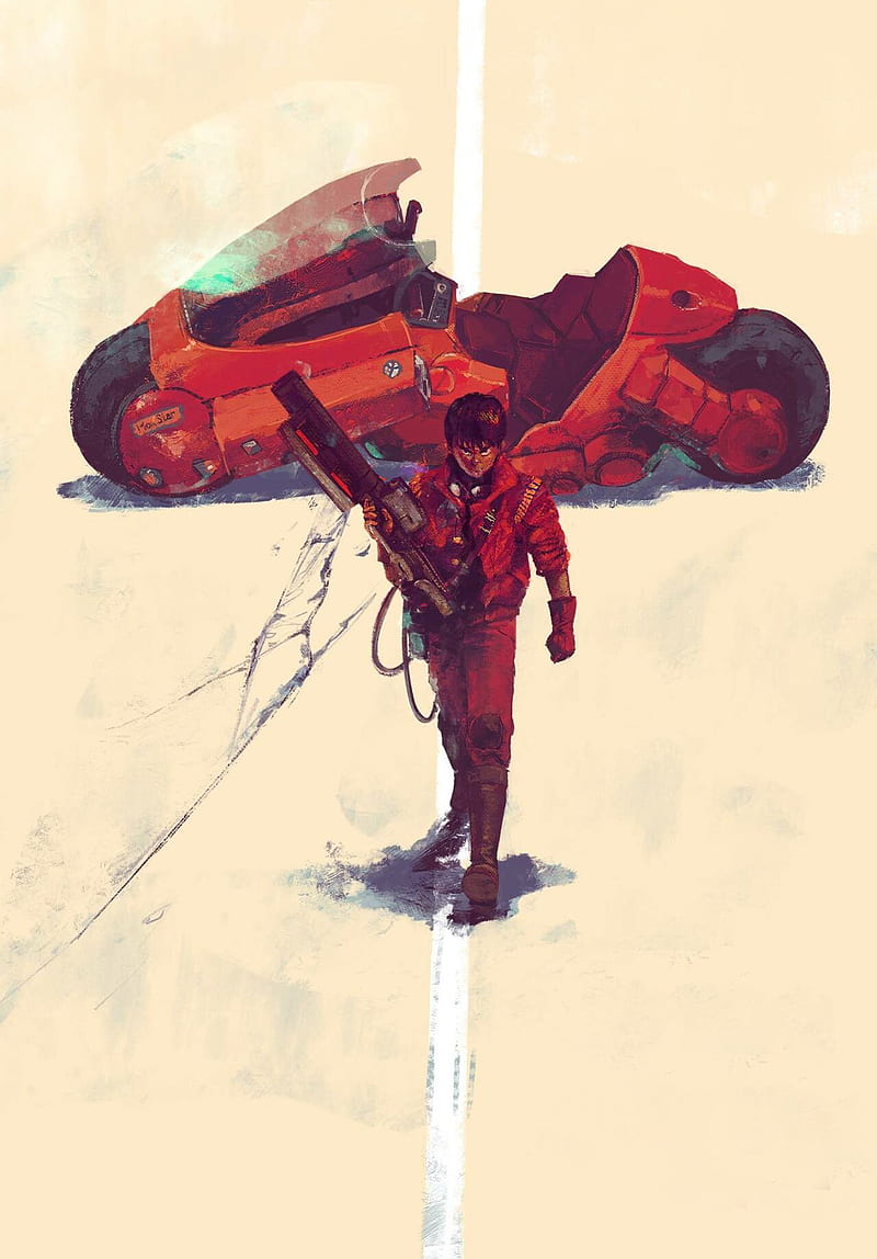 Download free White And Red Akira Title Wallpaper - MrWallpaper.com