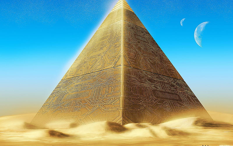 Pyramid Huge-Creative Design, HD wallpaper