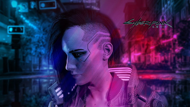 Cyberpunk 2077 Female V Minimalist 4K HD Games Wallpapers, HD Wallpapers