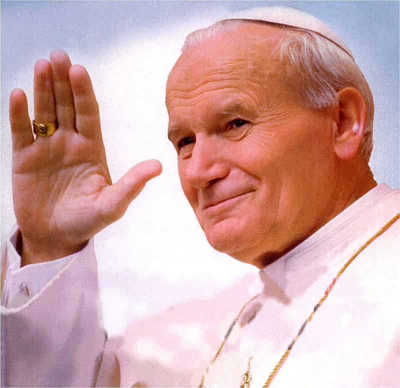 Pope Jhon Paul II, jhon paul ii, pope, vatican, people, church, catholic, HD wallpaper