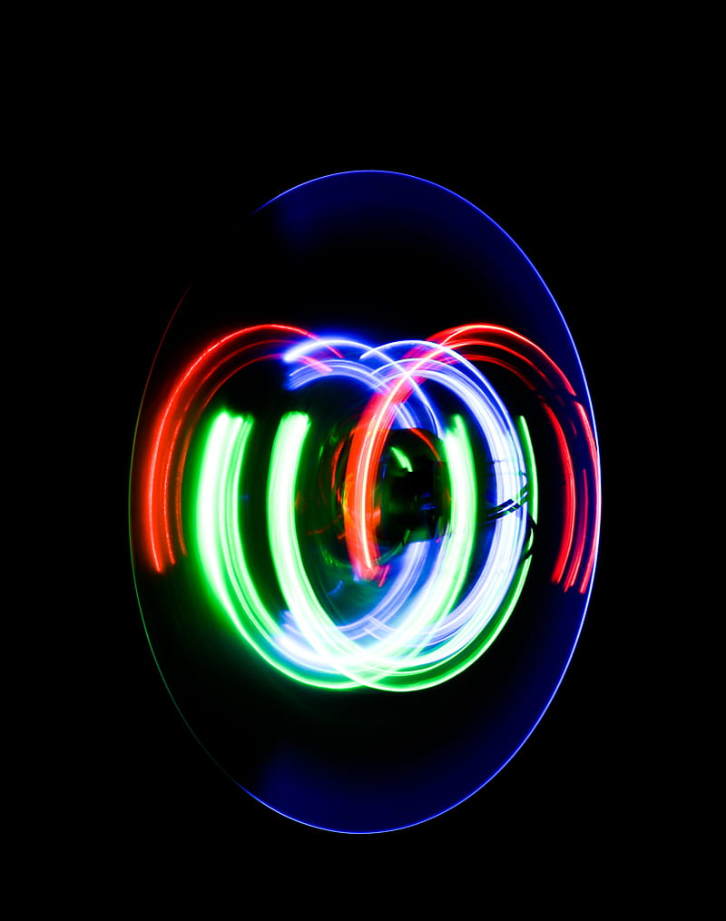 light, long exposure, abstraction, glow, colorful, HD phone wallpaper