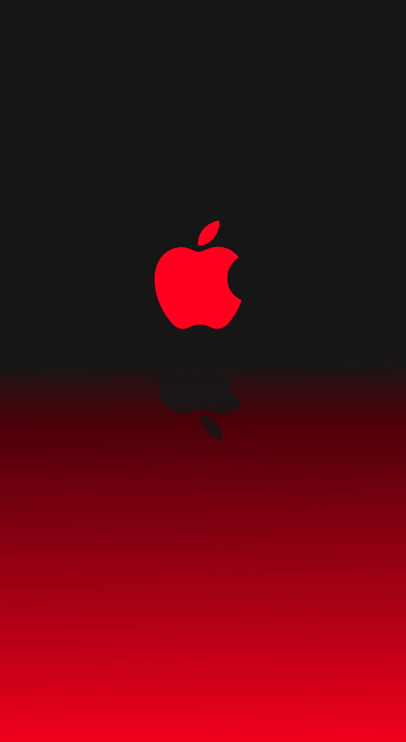 apple red, apple, black, imac, ios, ipad, iphone, karizma, mac, red, HD phone wallpaper