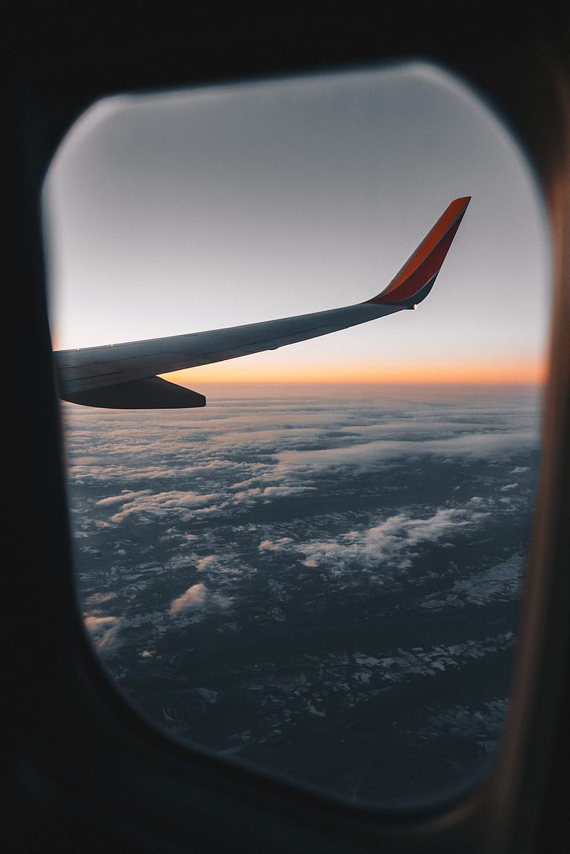 View of plane wings from airplane window, HD phone wallpaper | Peakpx