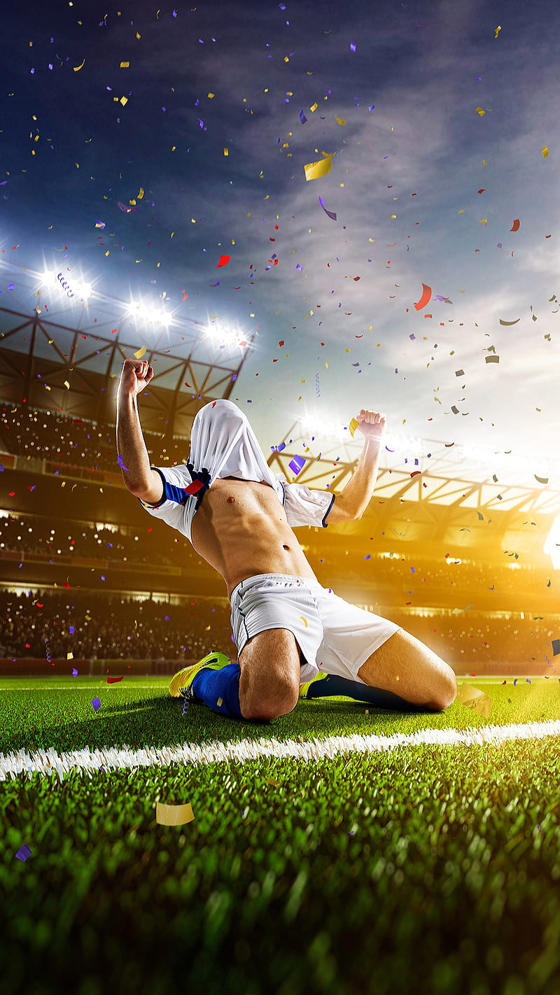 Its a goal, football, game, player, soccer, stadium, HD phone wallpaper