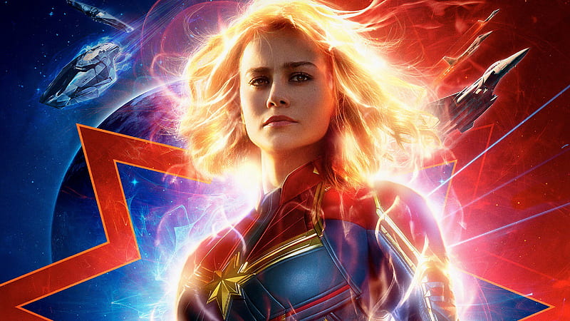Captain Marvel Movie 2019 , captain-marvel-movie, captain-marvel, 2019-movies, movies, brie-larson, carol-danvers, poster, HD wallpaper