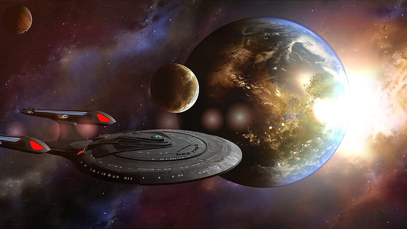 Enterprise Sci Fi Space Star Trek Star Trek, HD wallpaper