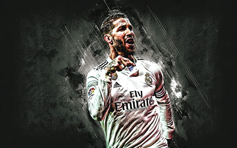 Sergio Ramos, Real Madrid CF, Soccer, Spanish, Footballer, HD wallpaper