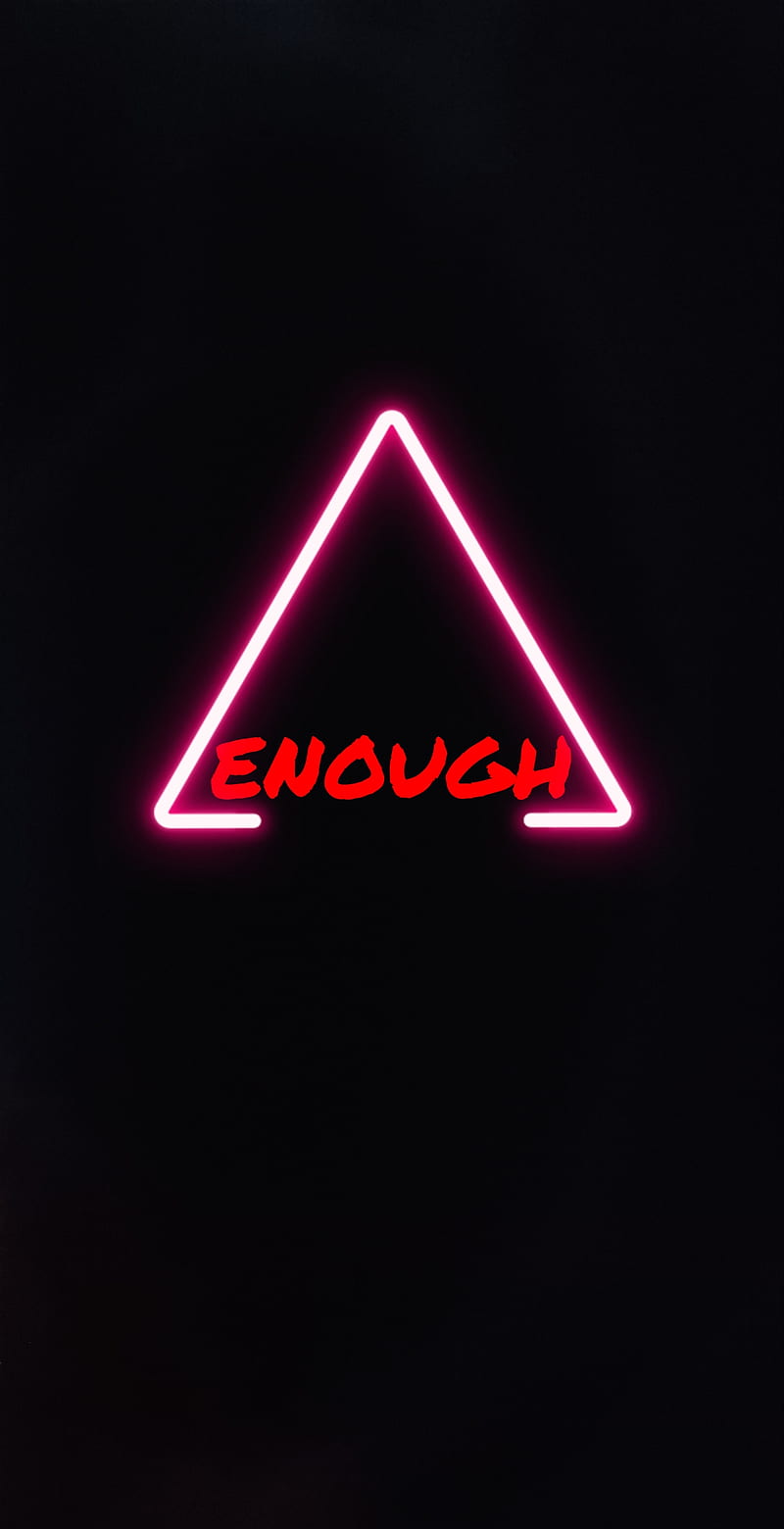 enough, colour fonts, no excuse, black background, stylish man, bad boy, war, behaviour, style, attitude, HD phone wallpaper