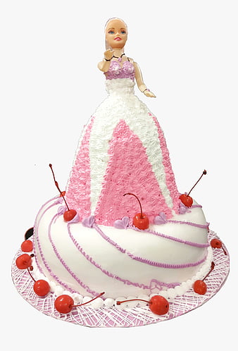 Barbie Doll Dress Cake | BIRTHDAYS | Animal birthday cakes, Dress cake,  Cherry cake