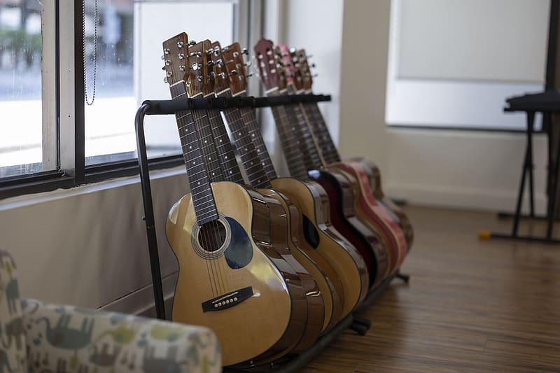 guitars, musical instruments, music, strings, HD wallpaper