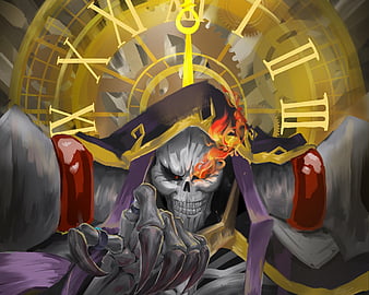 Anime, Overlord, Ainz Ooal Gown, HD wallpaper