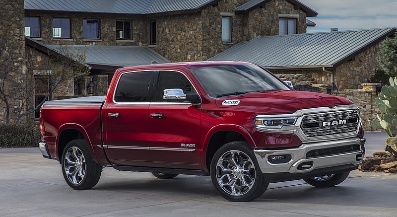 2019 Ram 1500 Limited - Front Three-Quarter , car, HD wallpaper