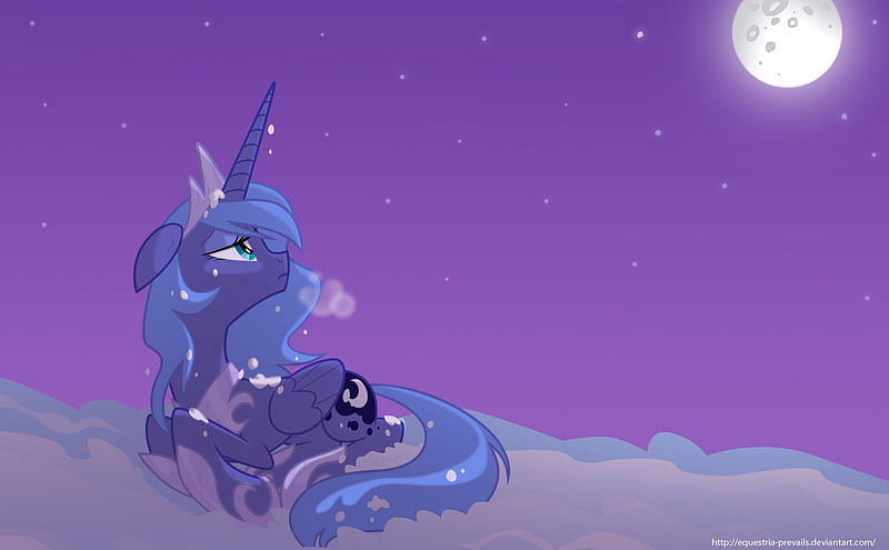 Princess Luna - MLP, Princess Luna, My Little Pony, Friendship is Magic, Moon, HD wallpaper