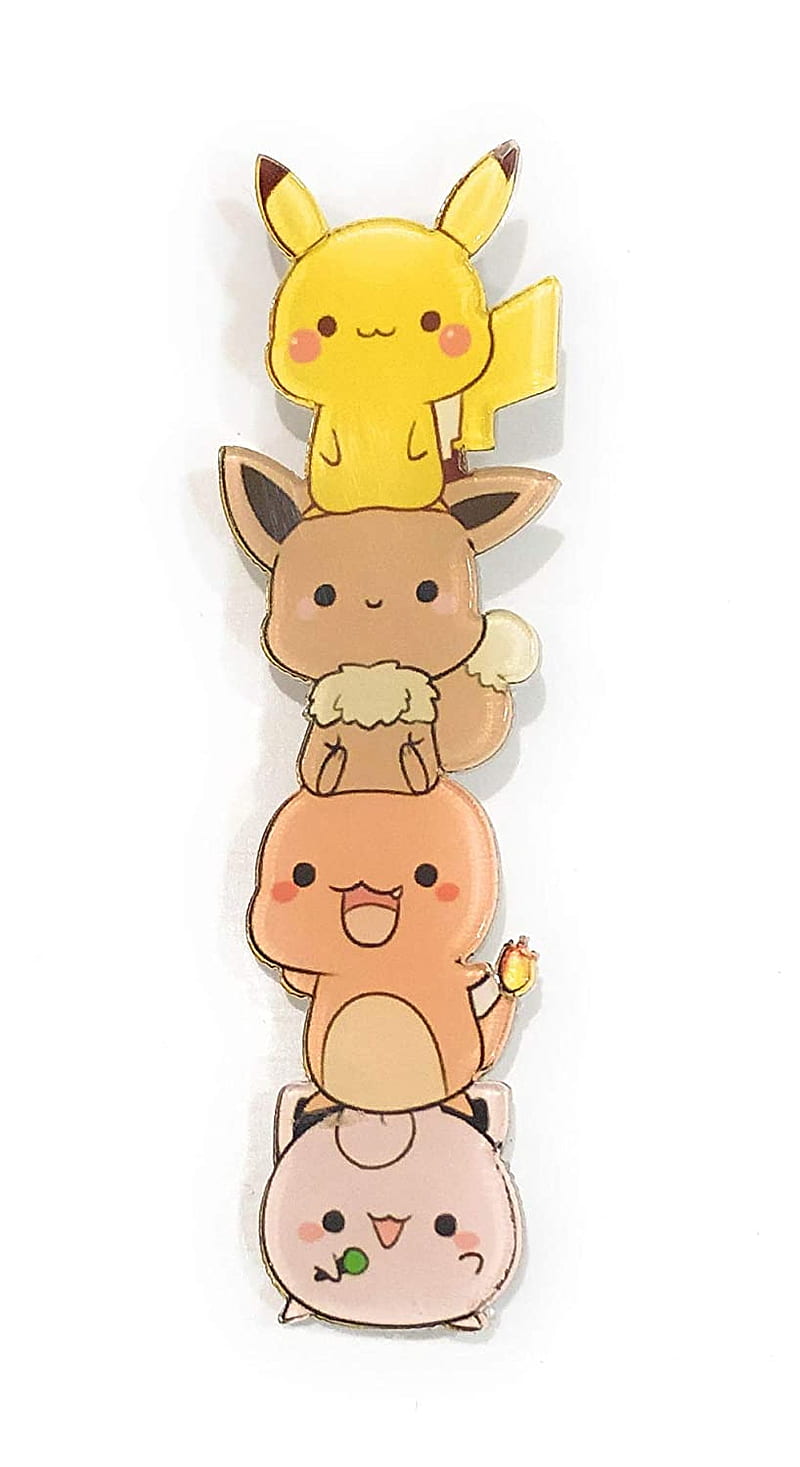 Cute pokemon, charmander, cute pokemons, eevee, jigglypuff, pikachu, pokemon, HD phone wallpaper
