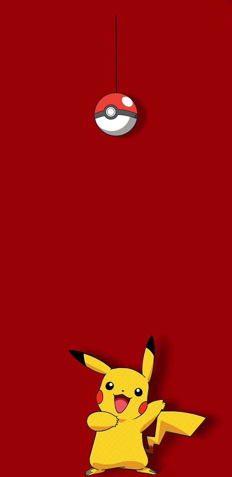 540x960 Resolution Red and Pikachu Pokémon 540x960 Resolution