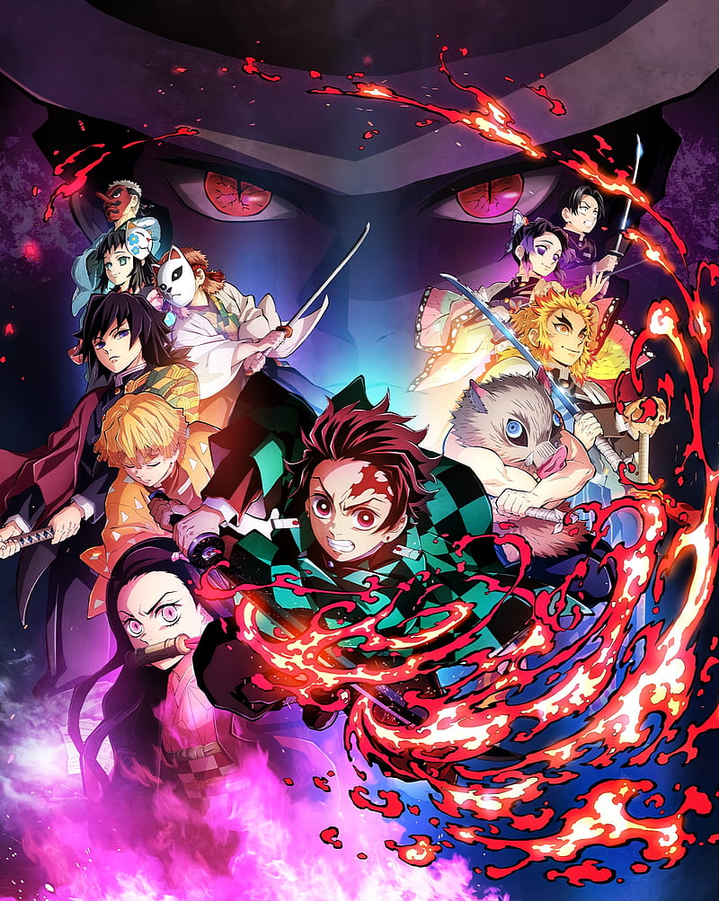 Wallpaper ID 319085  Anime Demon Slayer Kimetsu no Yaiba Phone Wallpaper  Nezuko Kamado Giyuu Tomioka Tanjiro Kamado 1440x2960 free download