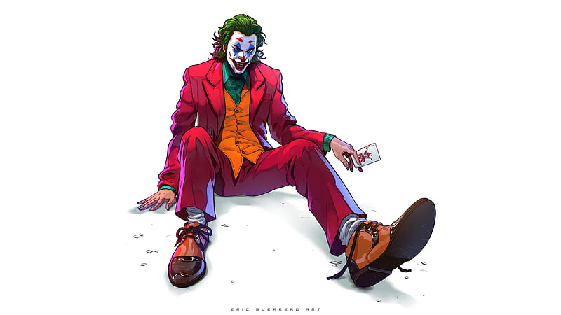 Joker Down , joker, supervillain, superheroes, artwork, artist, artstation, HD wallpaper