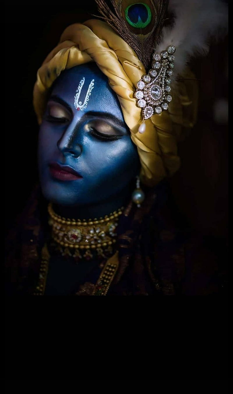 Shree Krishna, fav, lord, HD phone wallpaper