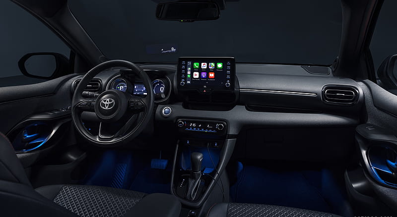 2020 Toyota Yaris - Interior, Cockpit, car, HD wallpaper | Peakpx