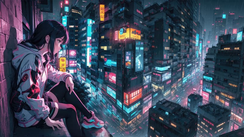 Dark Anime Wallpaper ALONE HD by n3m0sa55 on DeviantArt