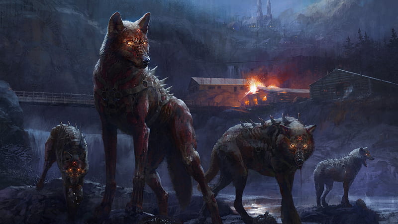 Wolf pack by JUSlK on DeviantArt