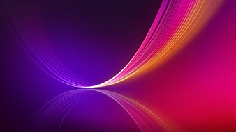 Dark Purple Pink Yellow Wavy Lines Background Background, HD wallpaper
