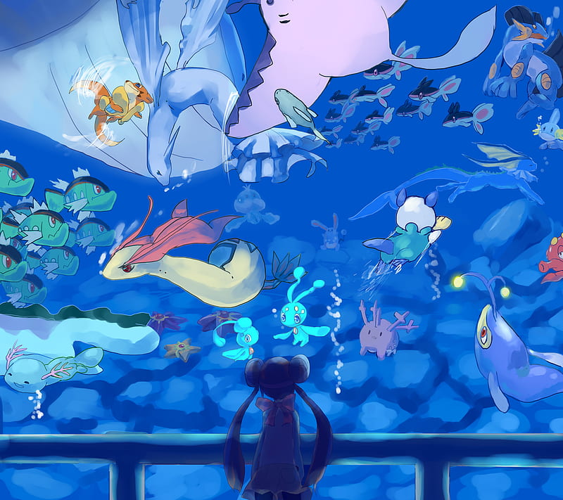 Pokemon Agua, anime, water, HD wallpaper