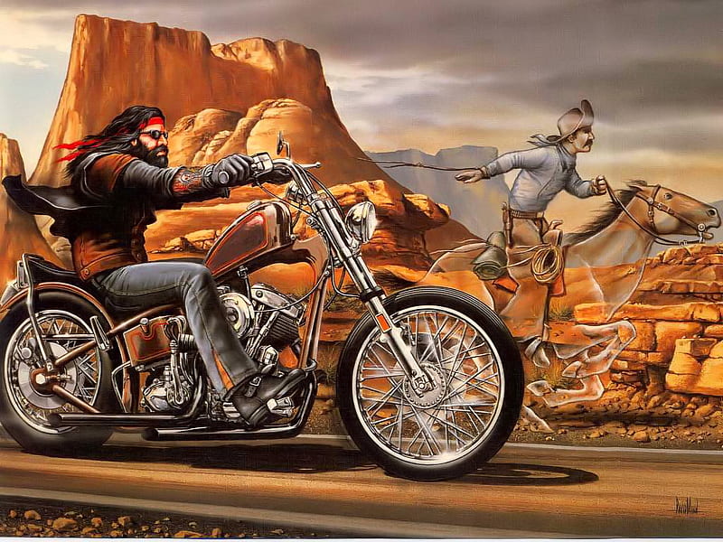 Ghost Rider motorcycle, solitary, rocket, rider, wild, bike, road, vaquero, harley, desert, scooter, moped, enduro, david mann, cowhand, biker, horse, ghost, wrangler, dirt bike, cowboy, chopper, HD wallpaper