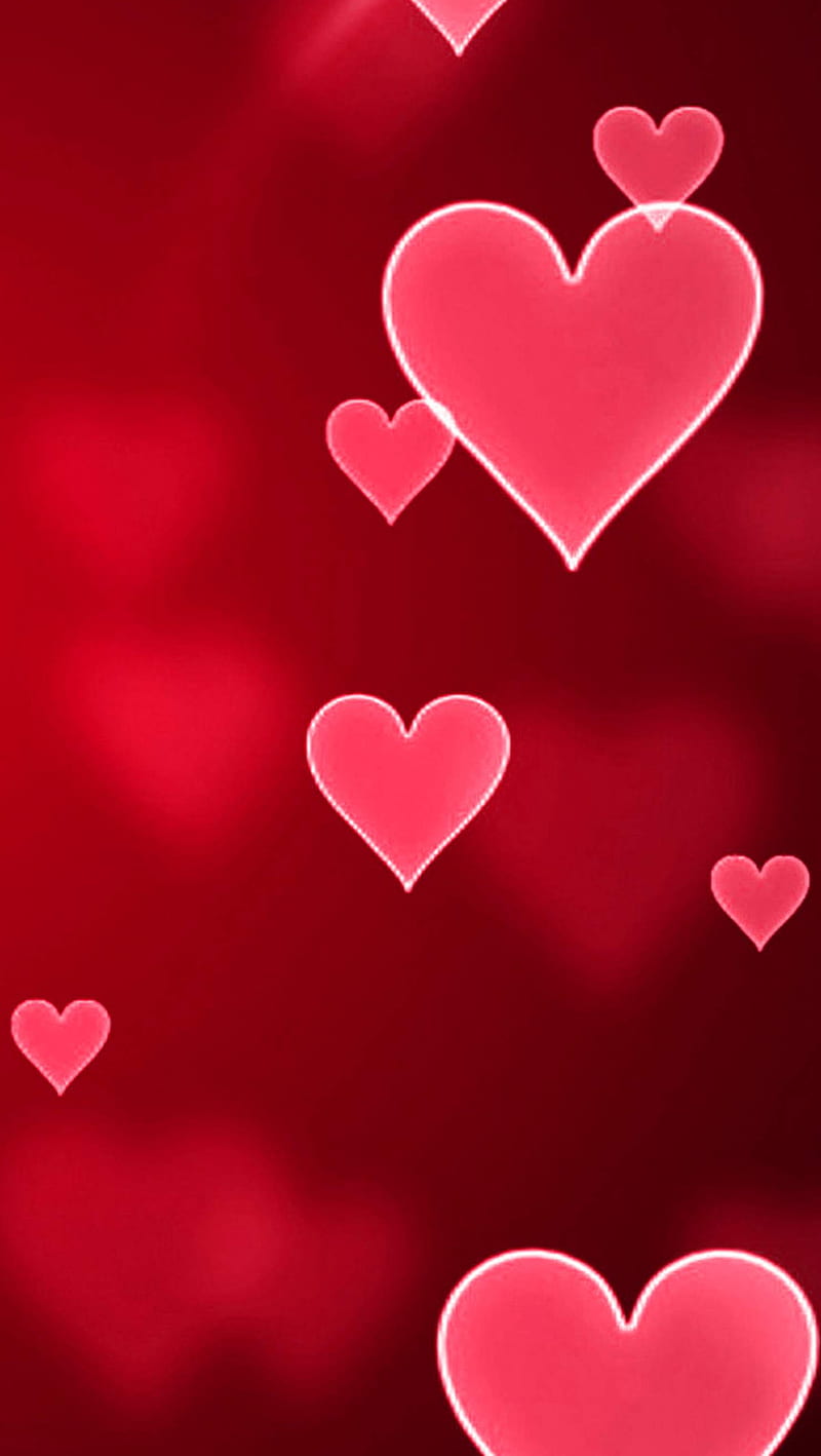 720x1280px, background, heart, love, valentines day, HD phone ...