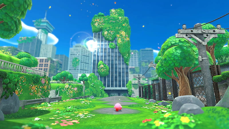 Video Game, Kirby and the Forgotten Land, Kirby, HD wallpaper