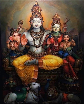 Lord Shiva, Ganesha, om, Hinduism, yoga, religion, drawing, icons, circle,  black And White | Anyrgb