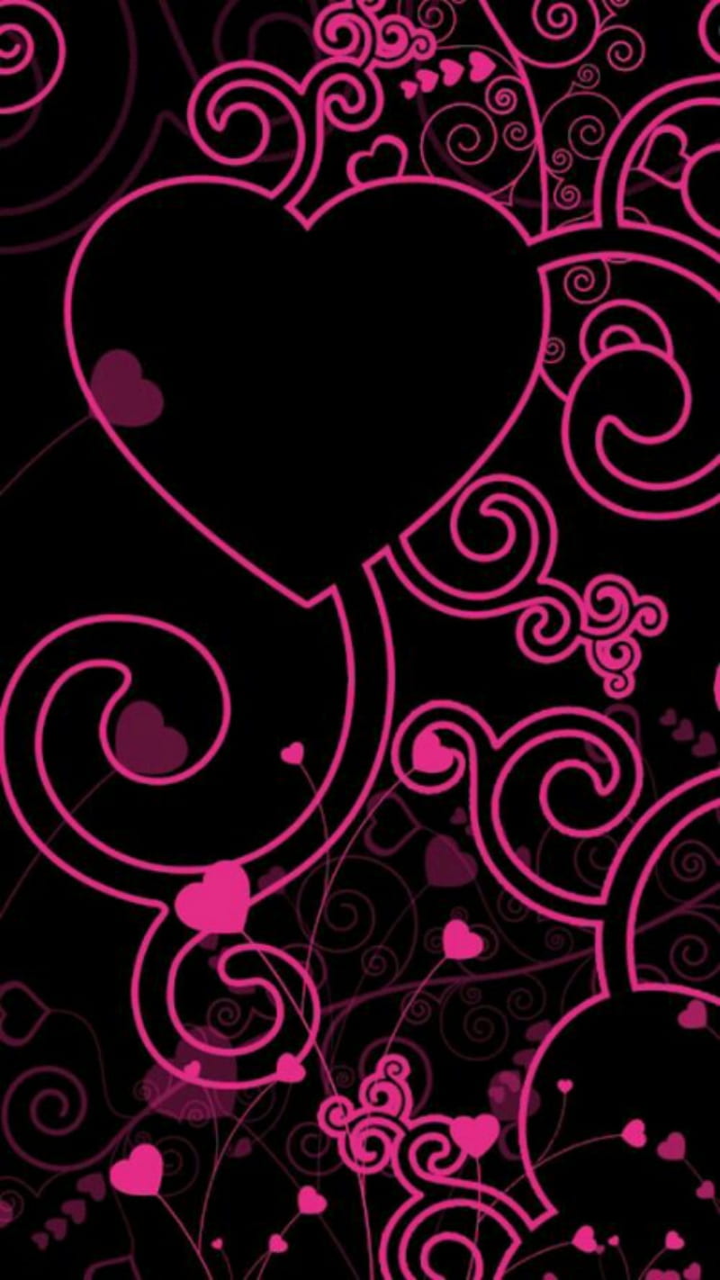 Pink heart, HD phone wallpaper | Peakpx