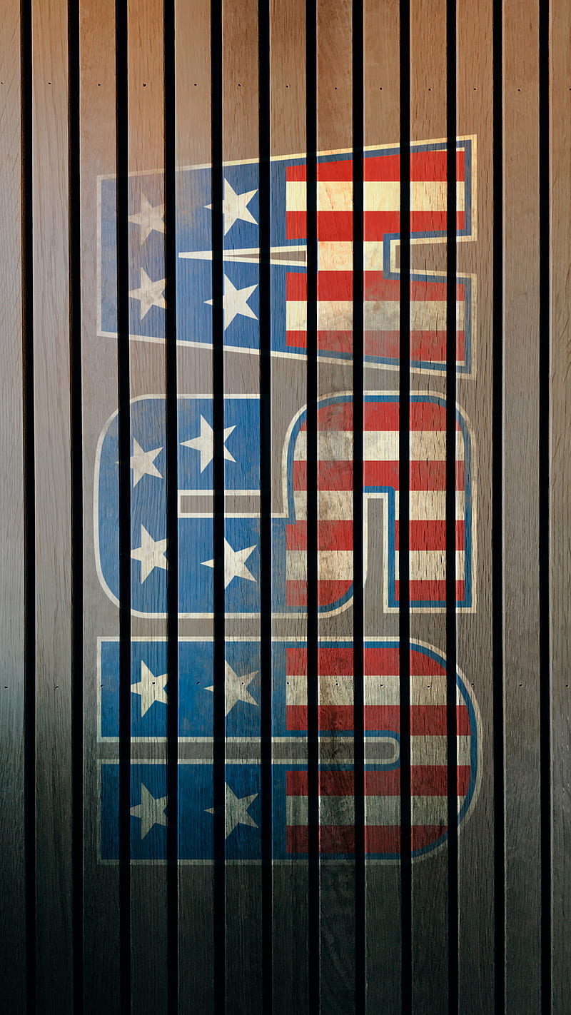 USA, 4th, 4th july, america july, patriotic, simple, spangeled, stars, stripes, text, us, wood, HD phone wallpaper